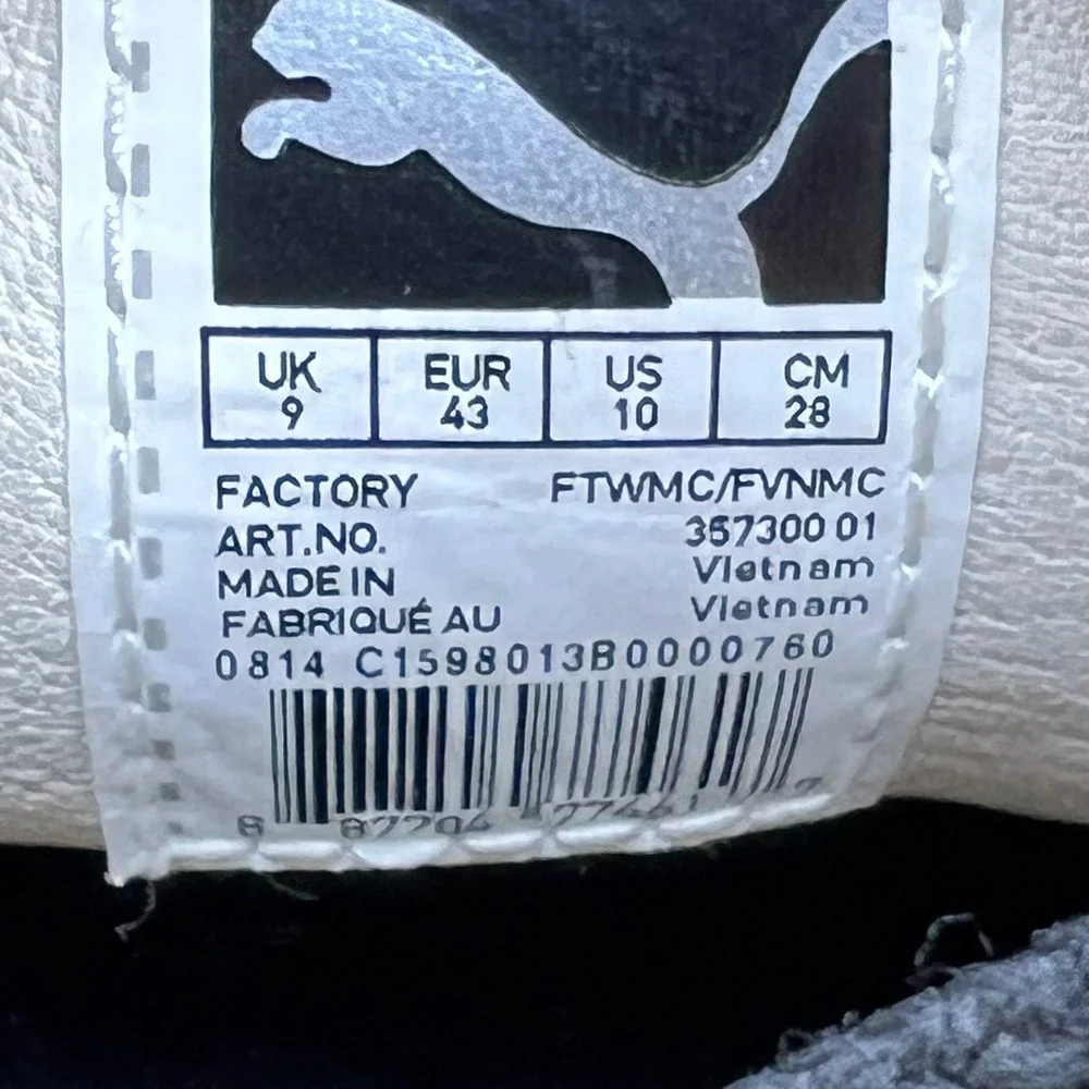 Puma x Mihara Yasuhiro Men's Size 10 Tan Black Leopard Faux Fur Shoes 357300-01
